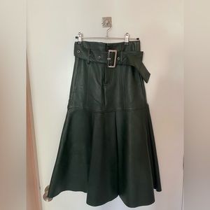 ASOS faux leather skirt